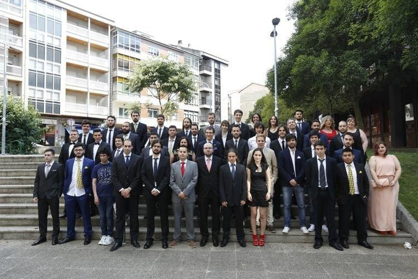 Los nuevos graduados. (XESÚS FARIÑAS)