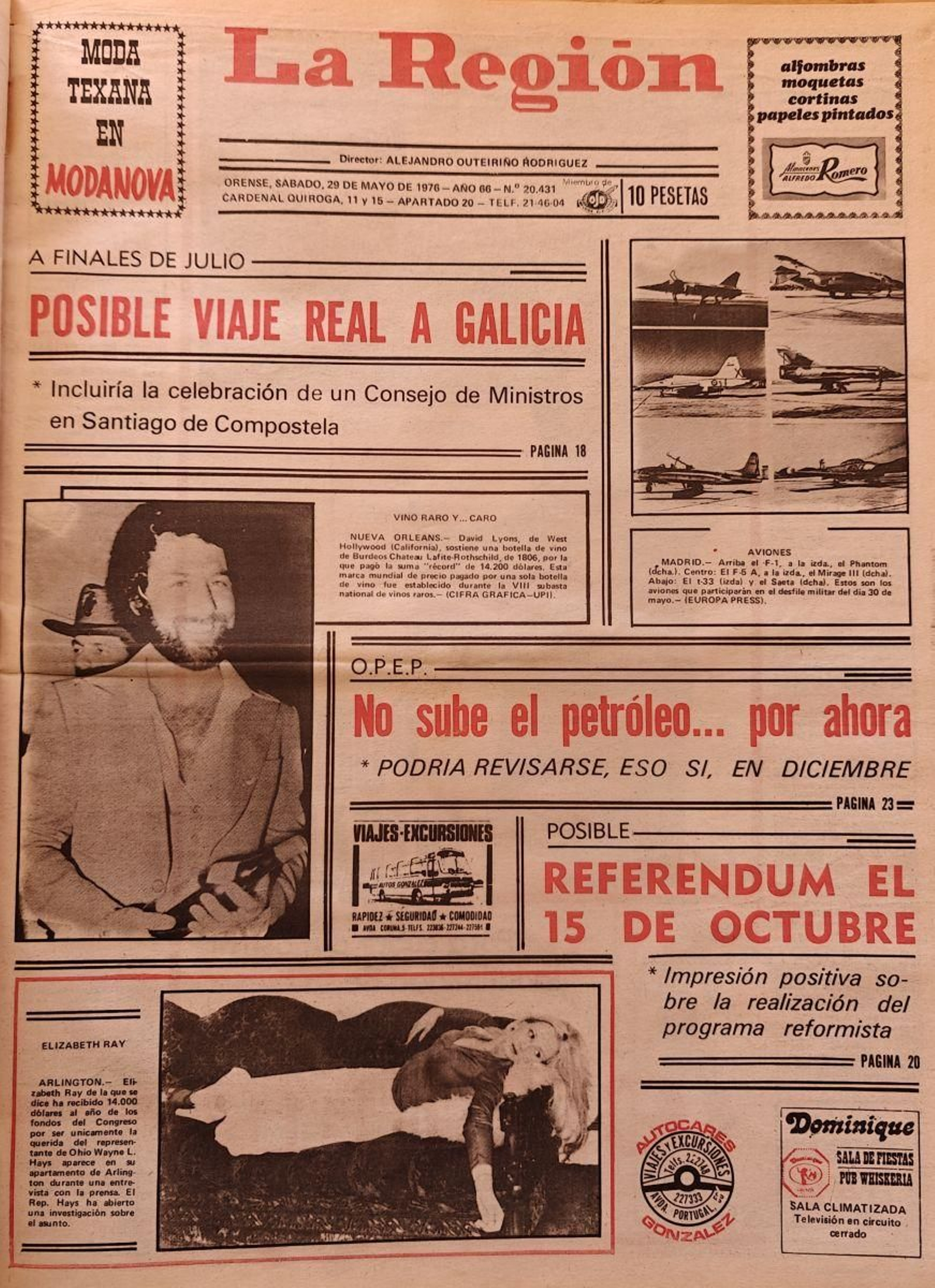 Primera página de 1976