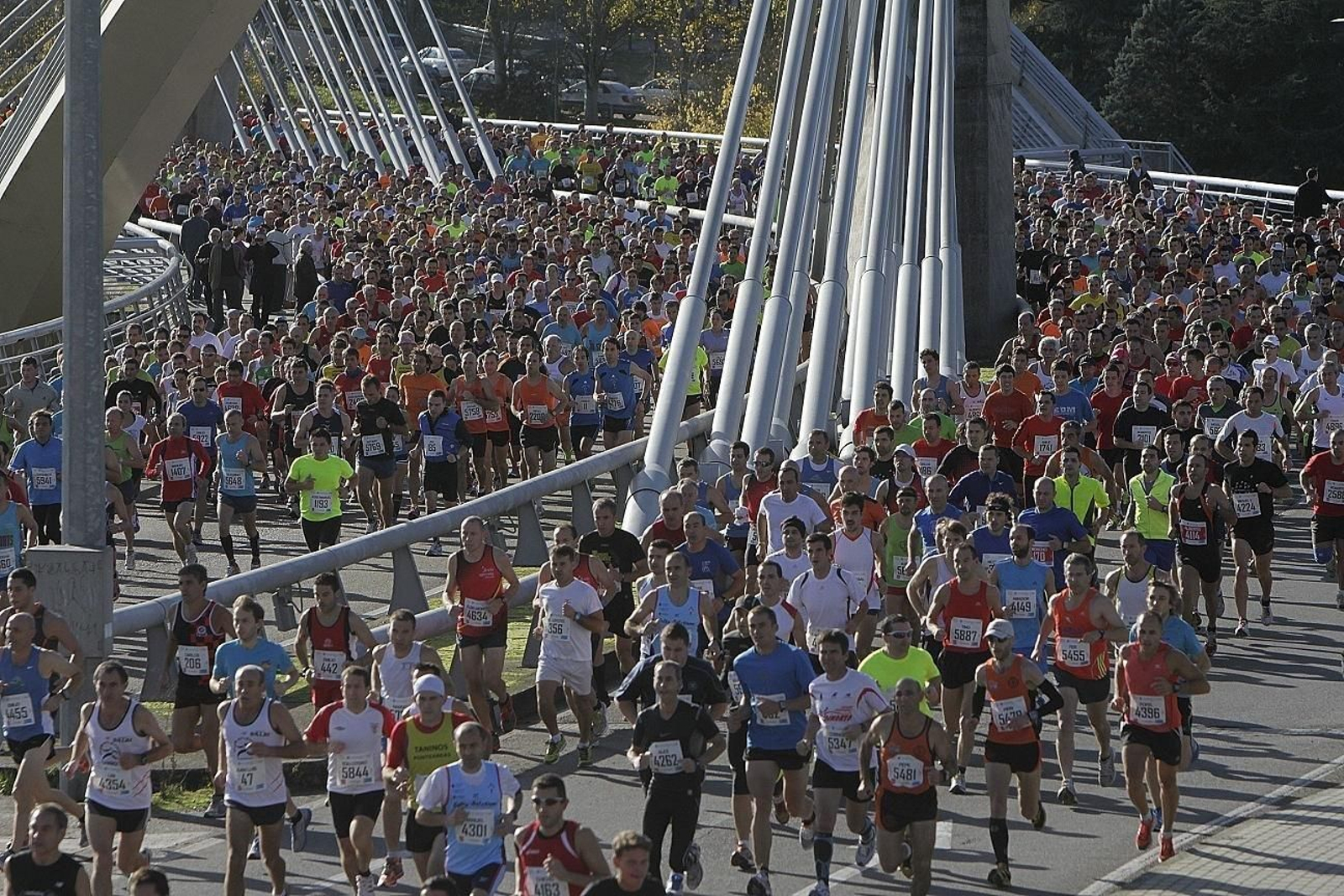 Una de las salidas de la carrera popular San Martiño.