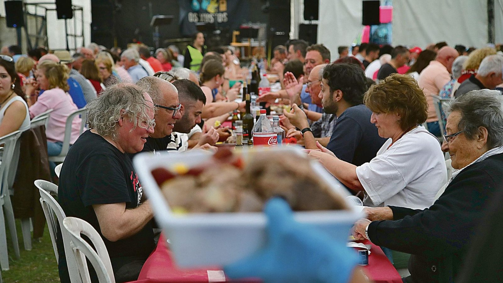 La empanada y el cocido no quitaron el protagonismo a la “carne ao caldeiro”.