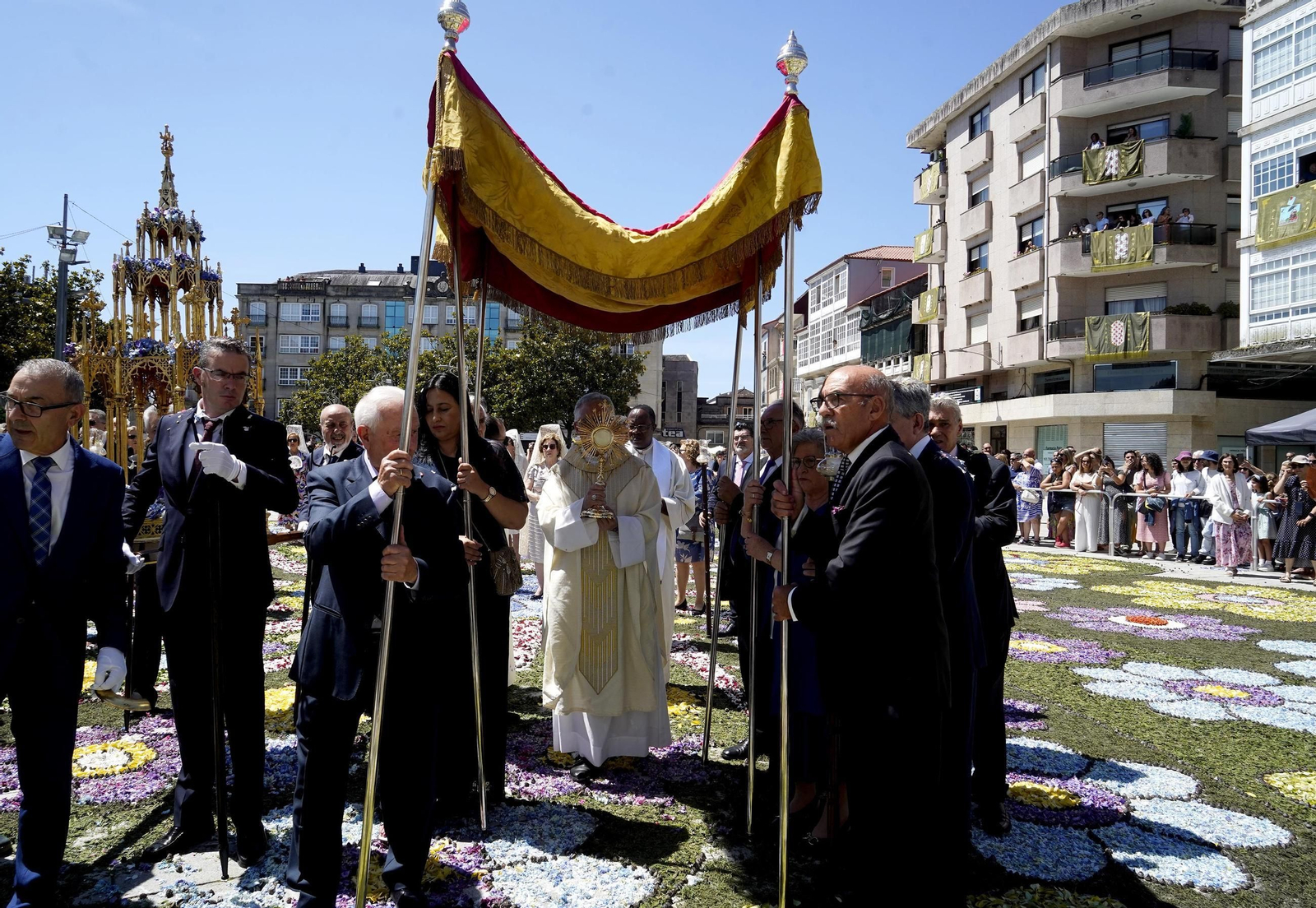 Celebración del Corpus en Ponteareas.