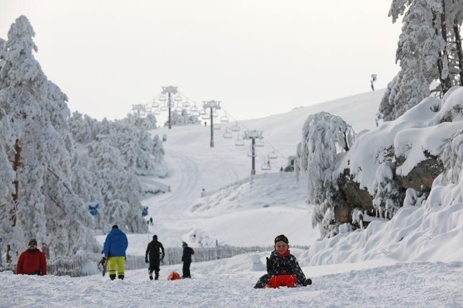 Una jornada en la nieve en Manzaneda (JOSÉ PAZ)