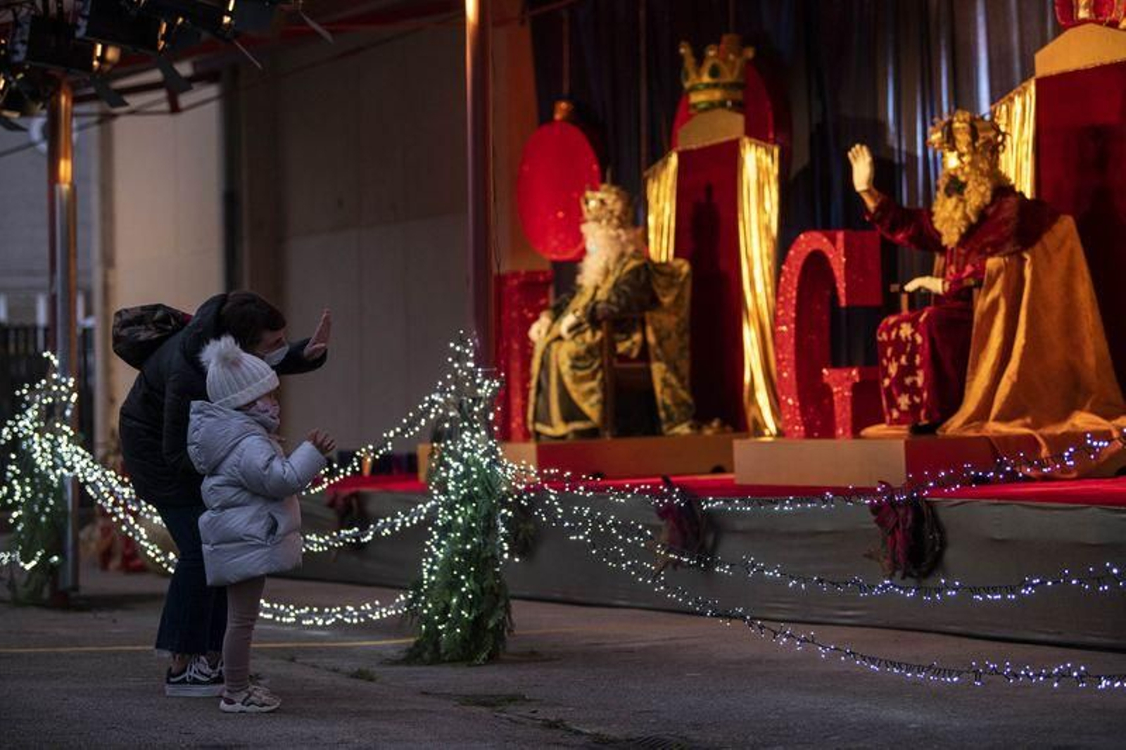 Recepción dos Reis Magos en Allariz // FOTO: ÓSCAR PINAL