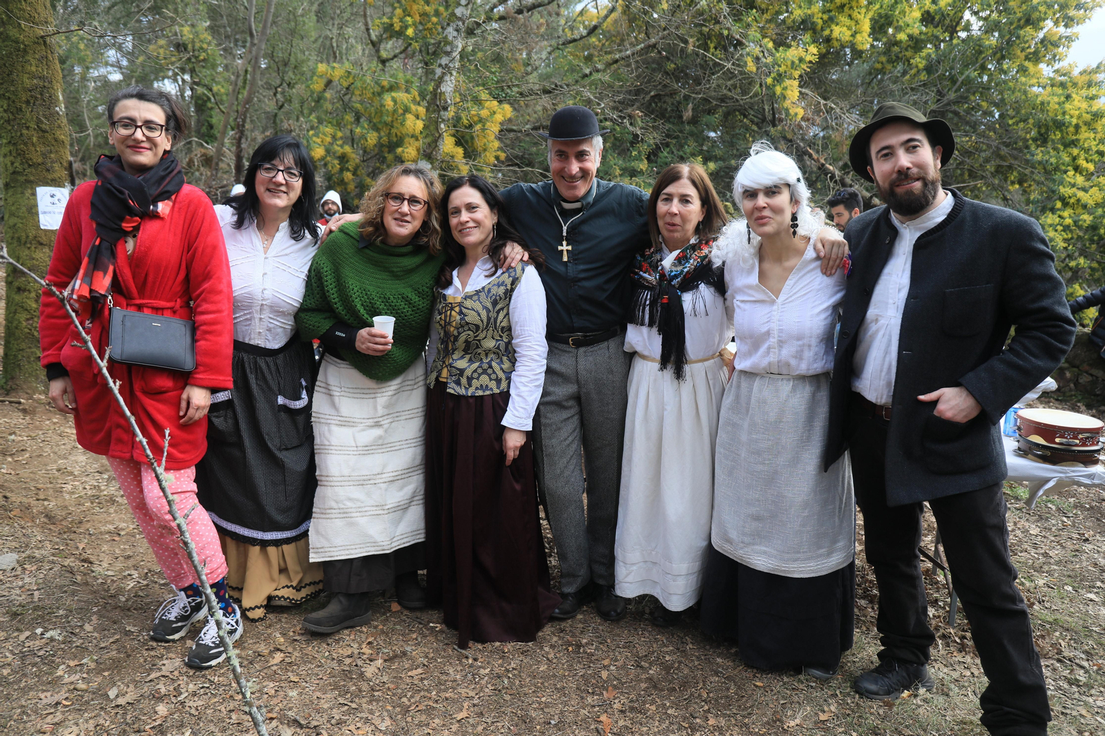 Caza del oso en Sande, Cartelle. José Paz