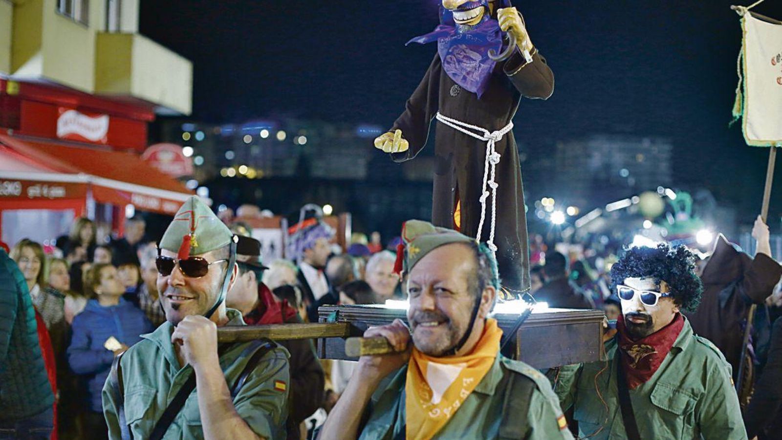 Procesión de Frei Canedo en el Entroido de 2020.