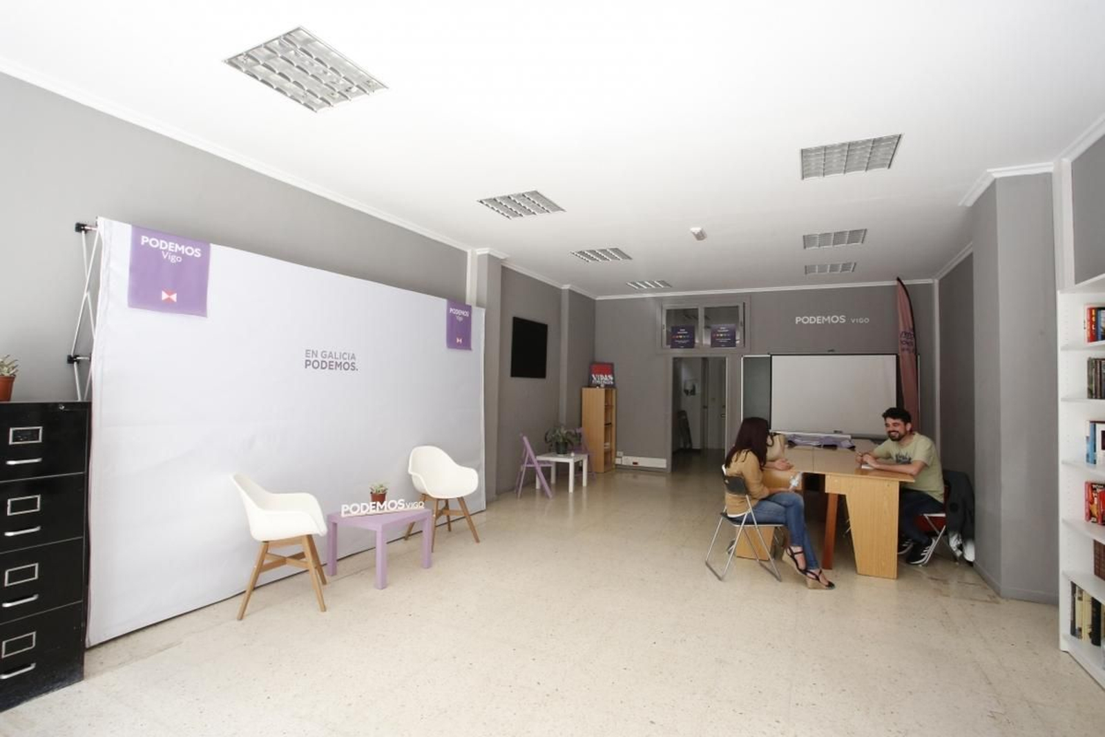 El nuevo local de Podemos en Celso Emilio Ferreiro número 9.