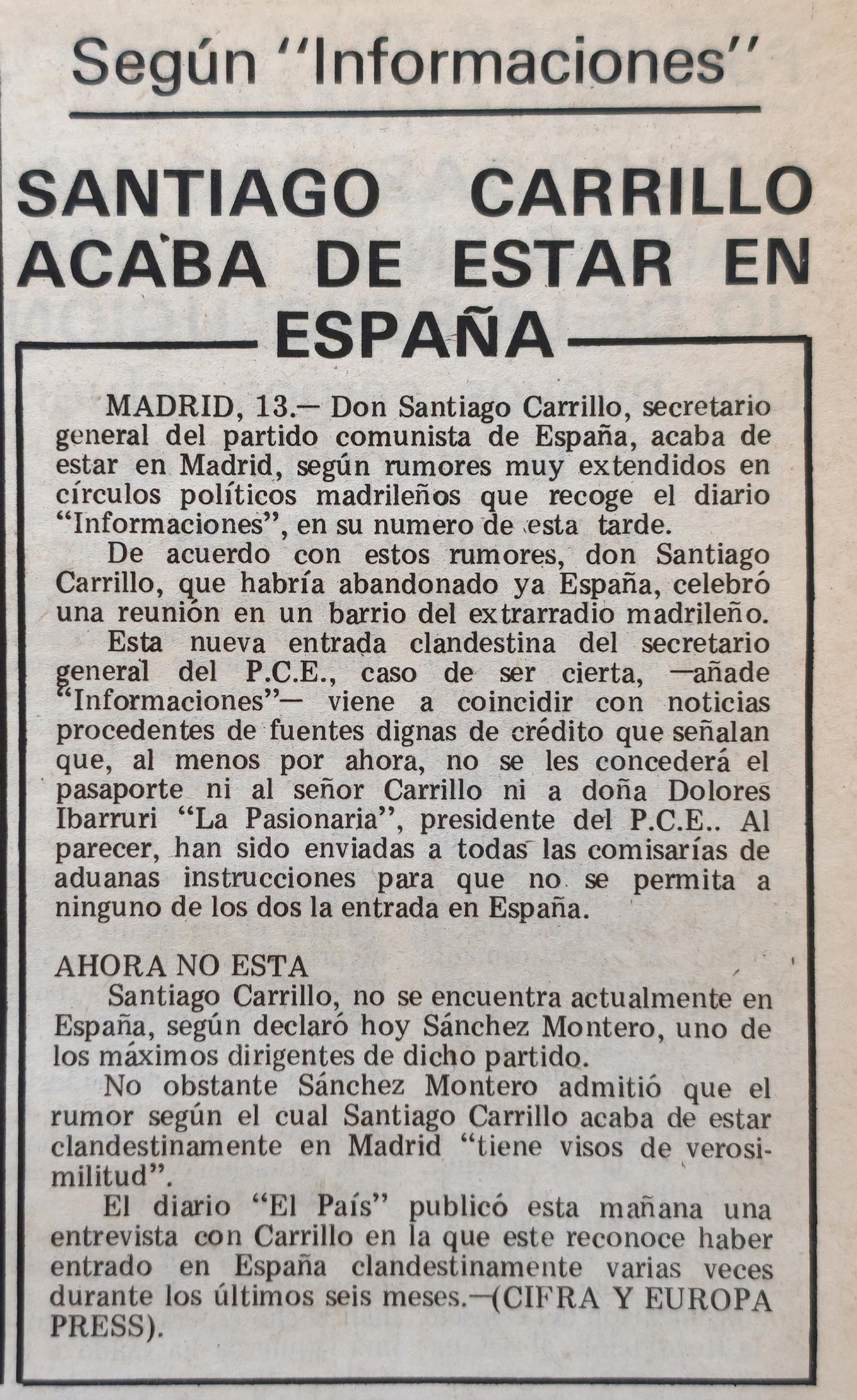 Titulares de La Región del 18 de agosto de 1976