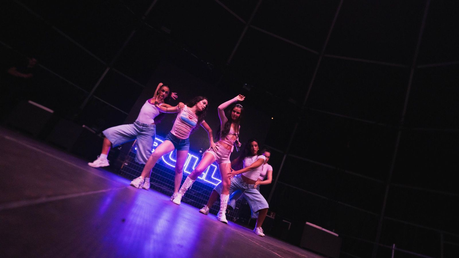 Un momento de la actuación en el escenario Bulla!