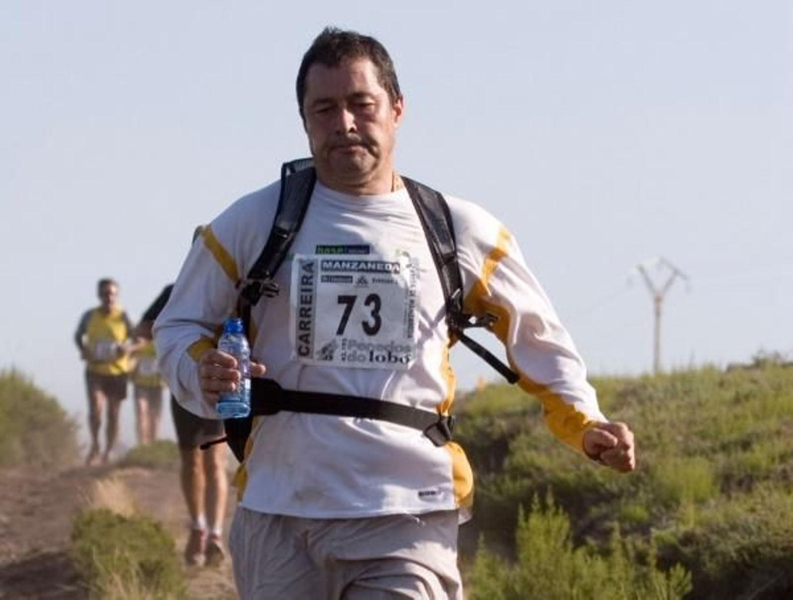 José Antonio Pérez, en una prueba disputada en Manzaneda.