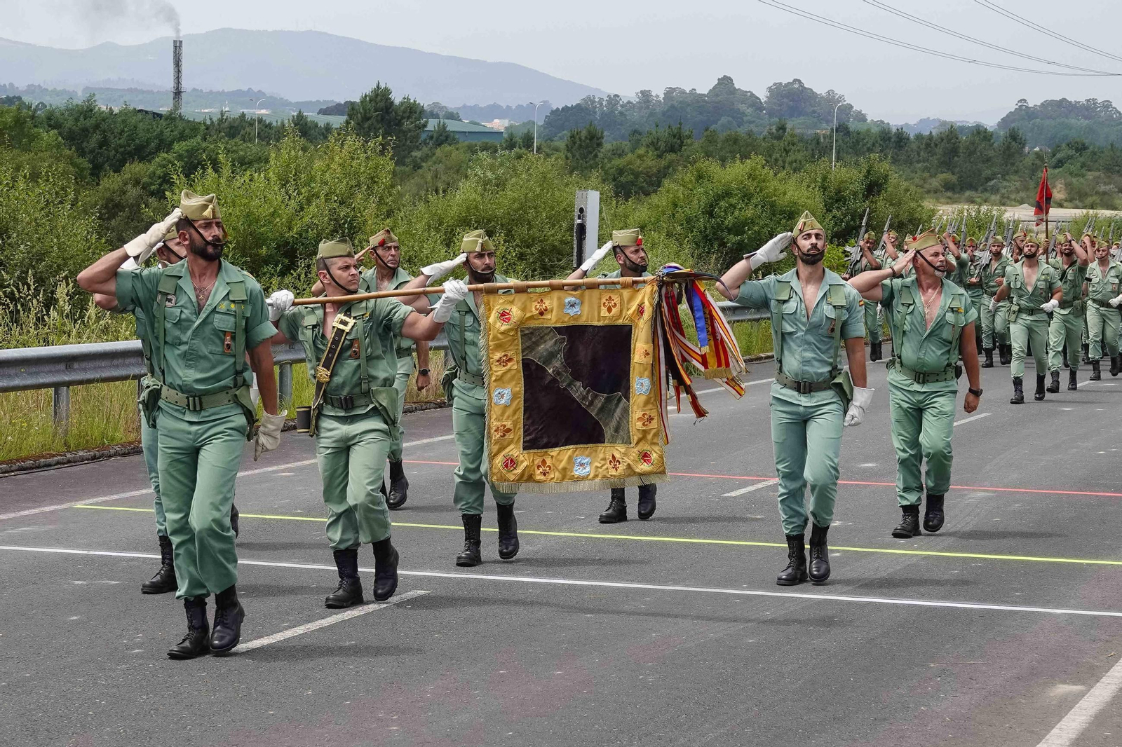Galería | Ensayos para el acto central del Día de las Fuerzas Armadas en Vigo