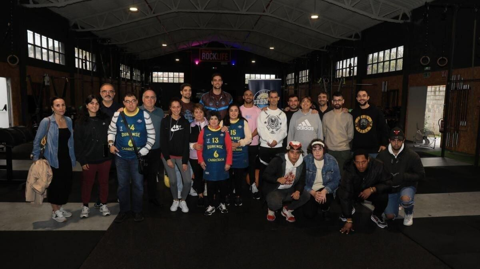 El COB y las asociaciones de Aspanas, ADO, As Burgas y la residencias de Os Milagres.