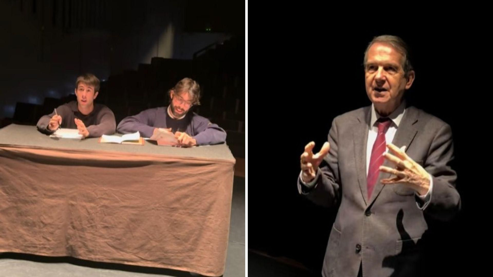 Un momento de la promoción del show en Vigo.