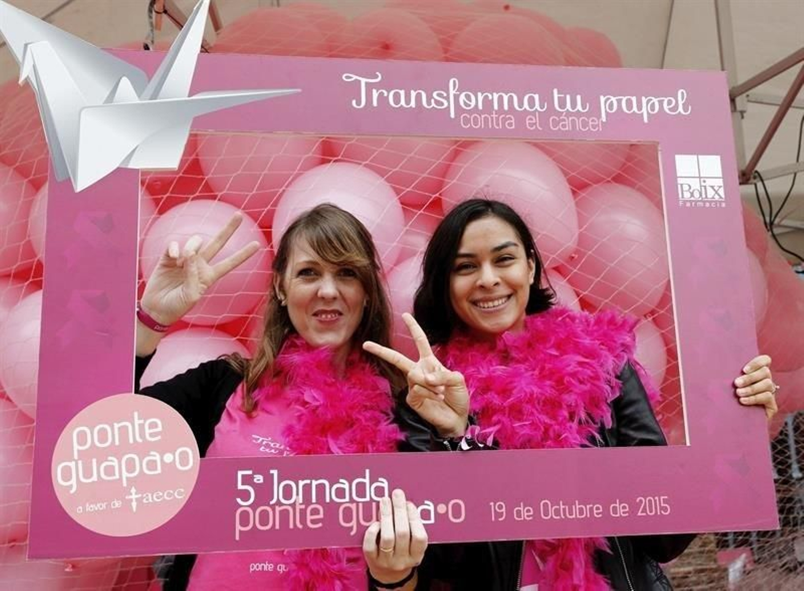 Actos para conmemorar el día mundial contra el cáncer de mama.