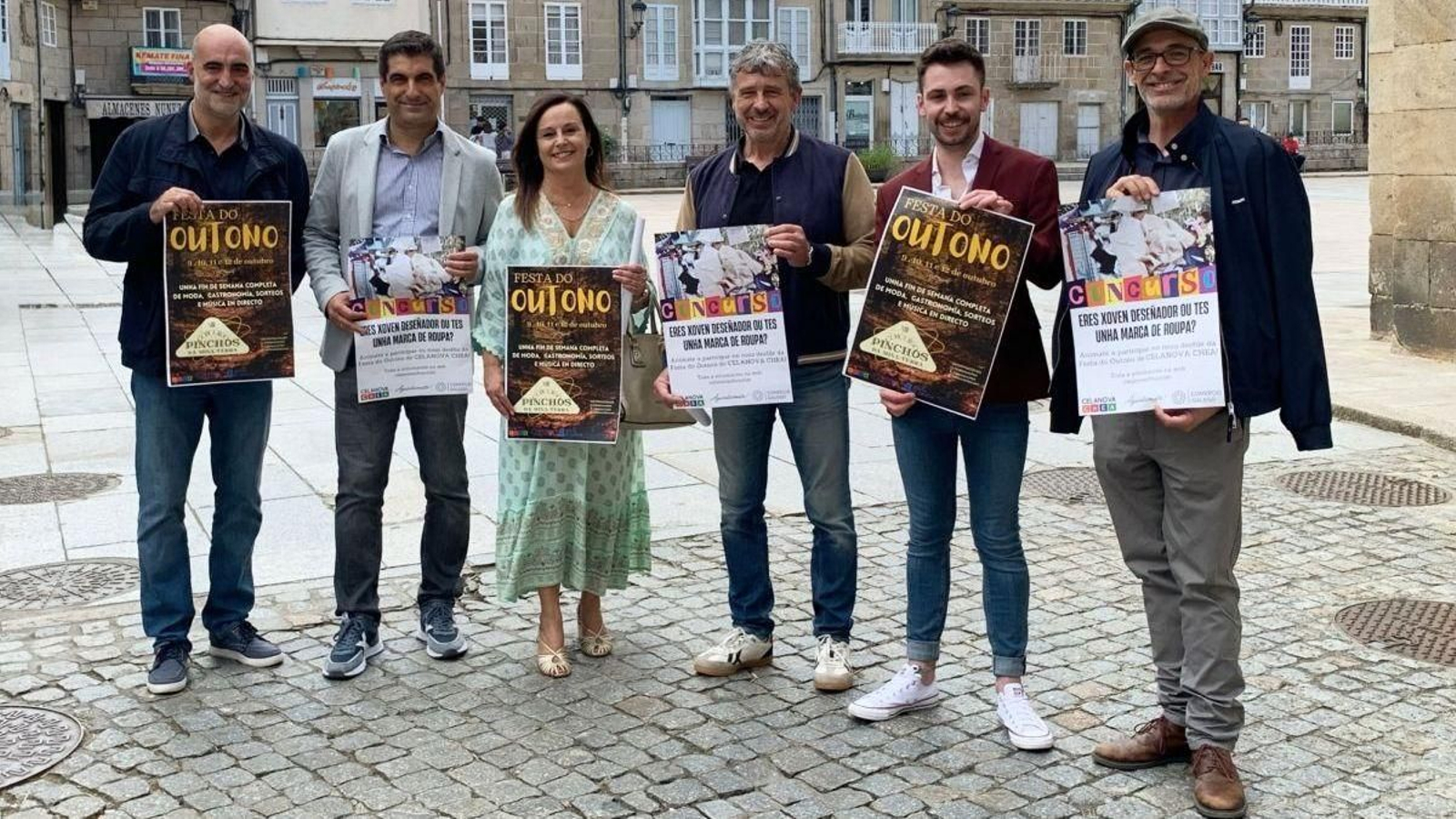 José Luis Ferro, Gabriel Alén, Beatriz Gómez, Antonio Puga, Ismael Núñez y Jesús Regal.