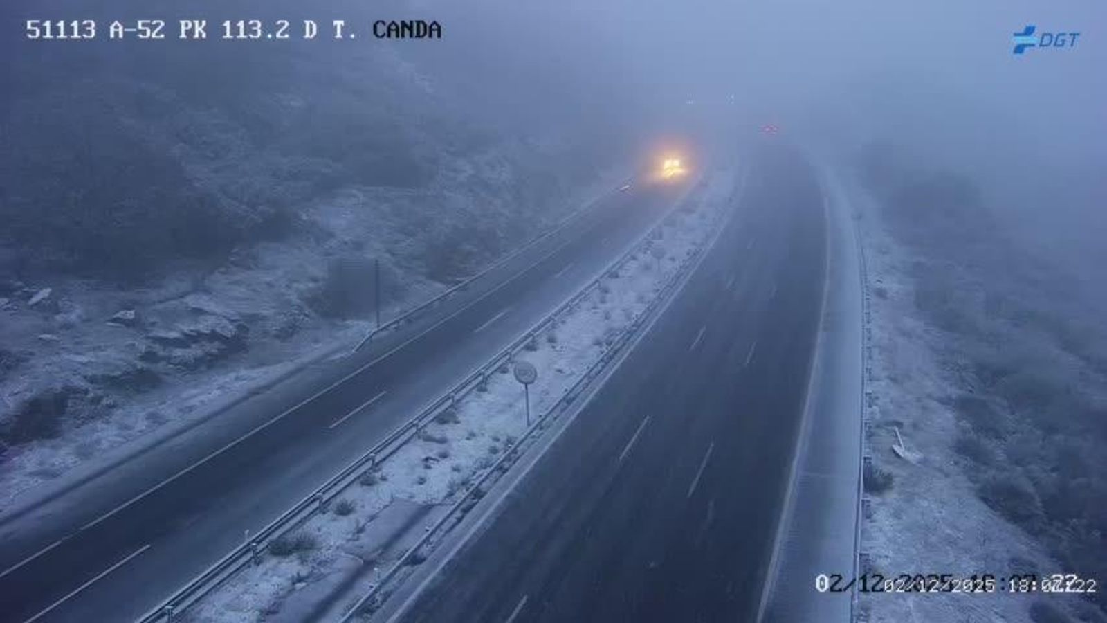 Carretera: A-52 Kilómetro: 113,17 (A Gudiña, Ourense)