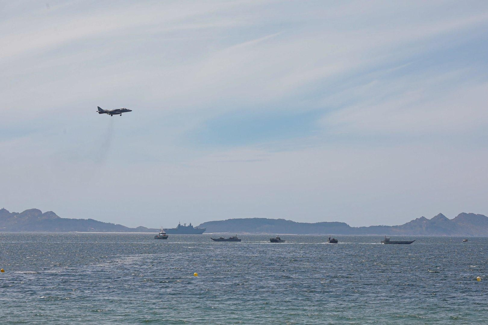 Exhibición flota Dédalo 24 en Samil.