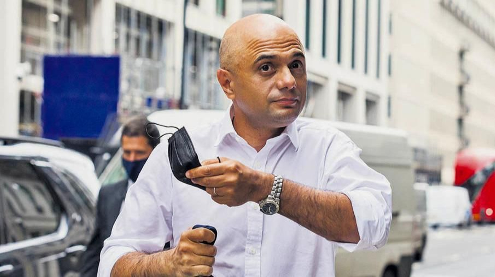 El nuevo ministro de Sanidad del Reino Unido, Sajid Javid, en Londres.