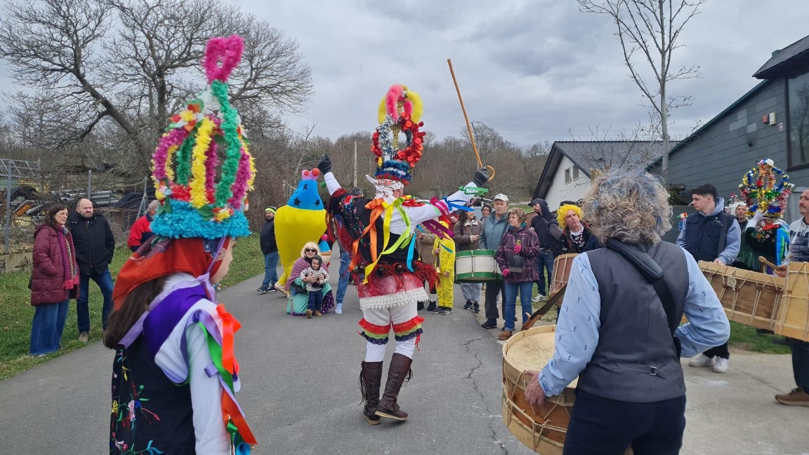 Tradición no domingo gordo de San Martiño
