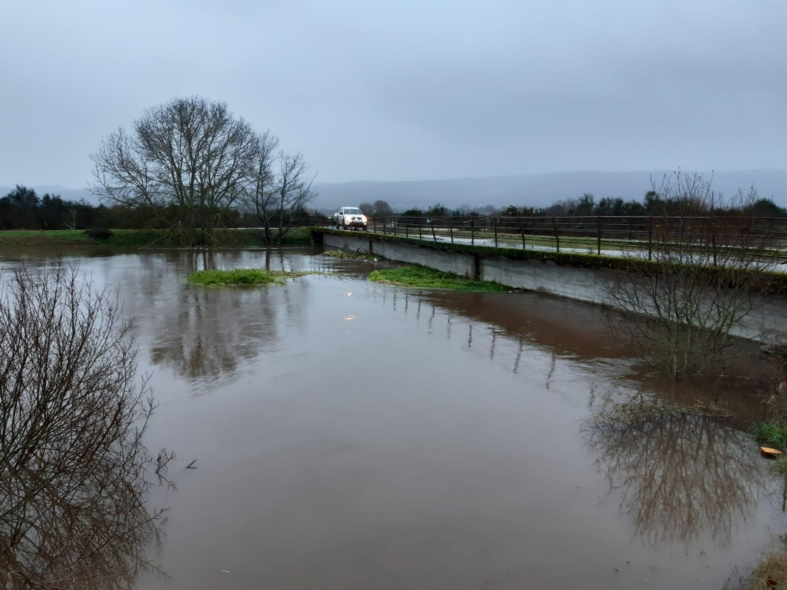 Daños de Fabien en Ourense