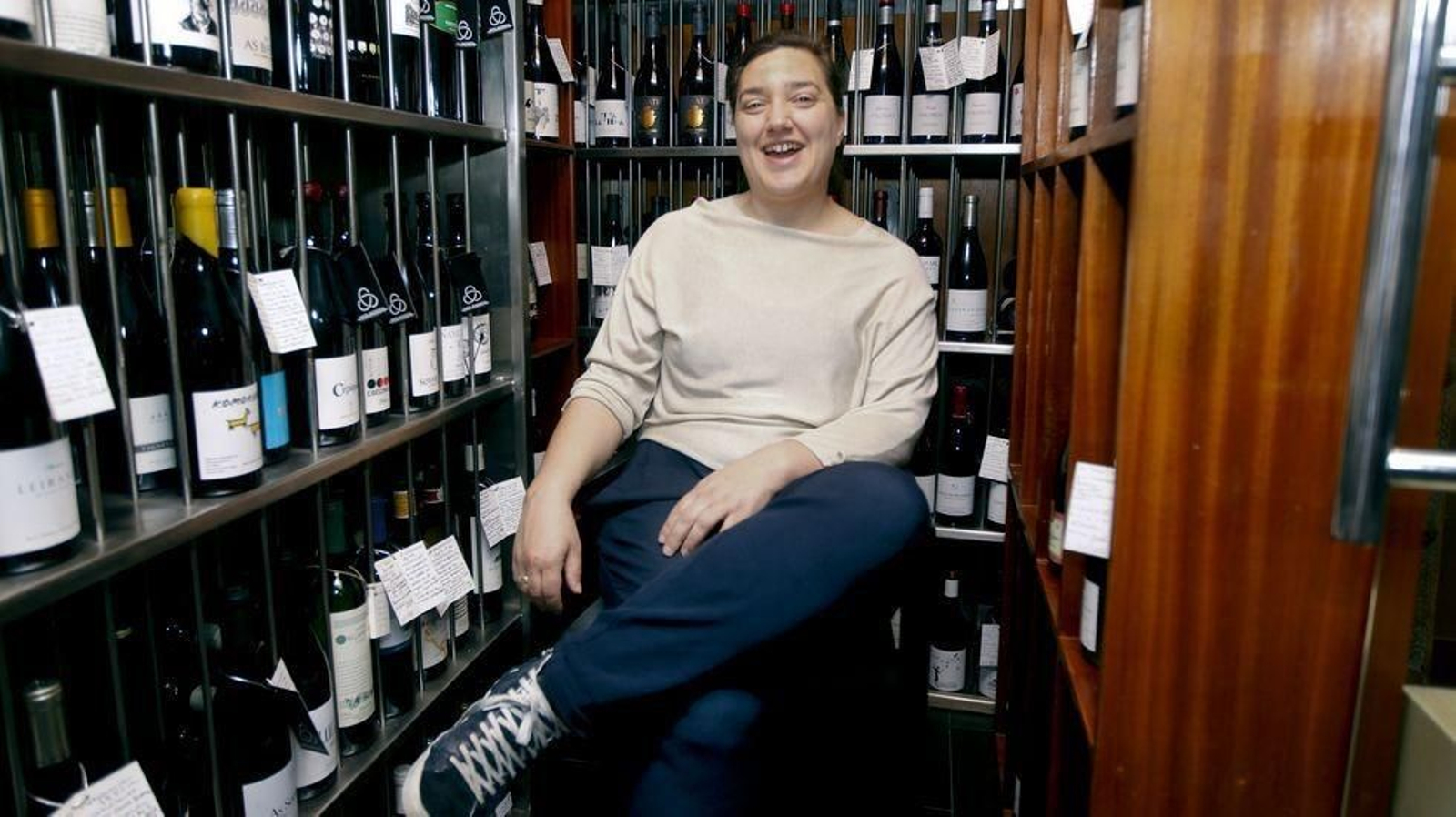 La sumiller Esther Daporta.