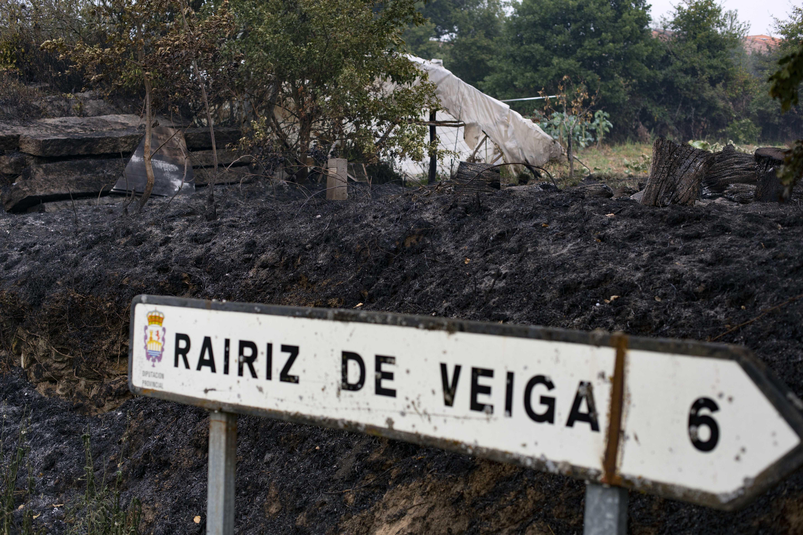 Estado del pueblo de Guillarei, en Rairiz de Veiga.
