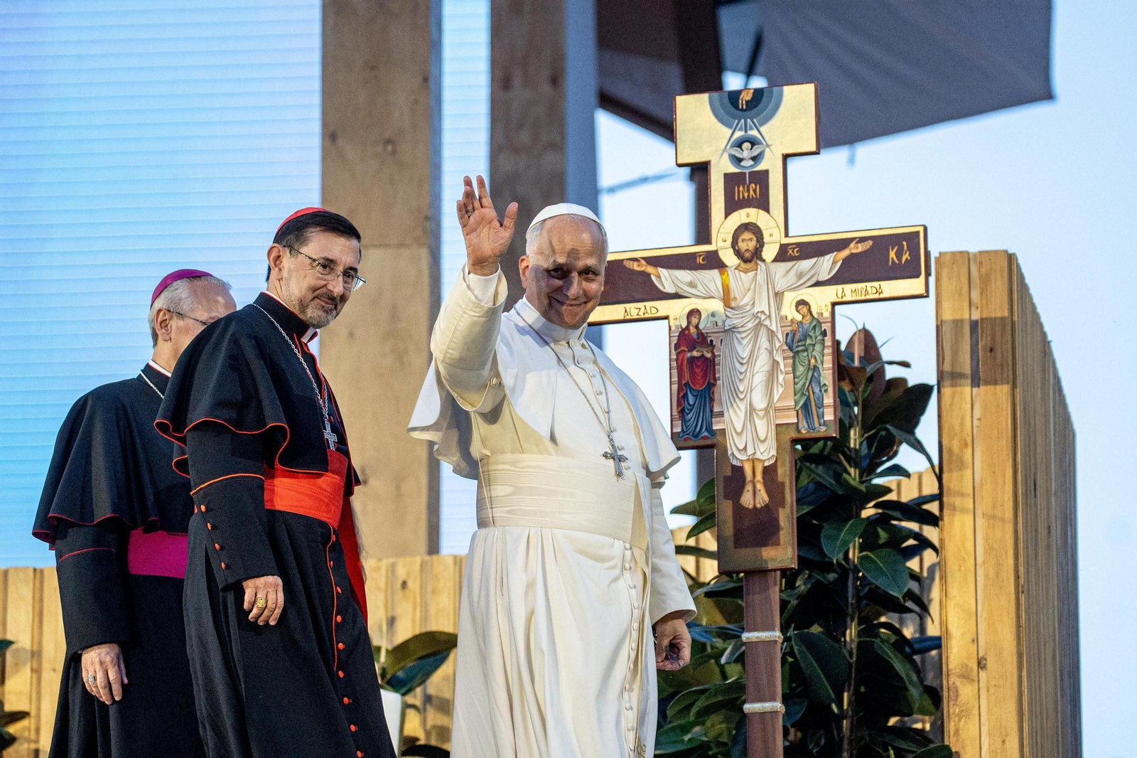 Galería | La primera jornada de la visita del papa León XIV a Madrid