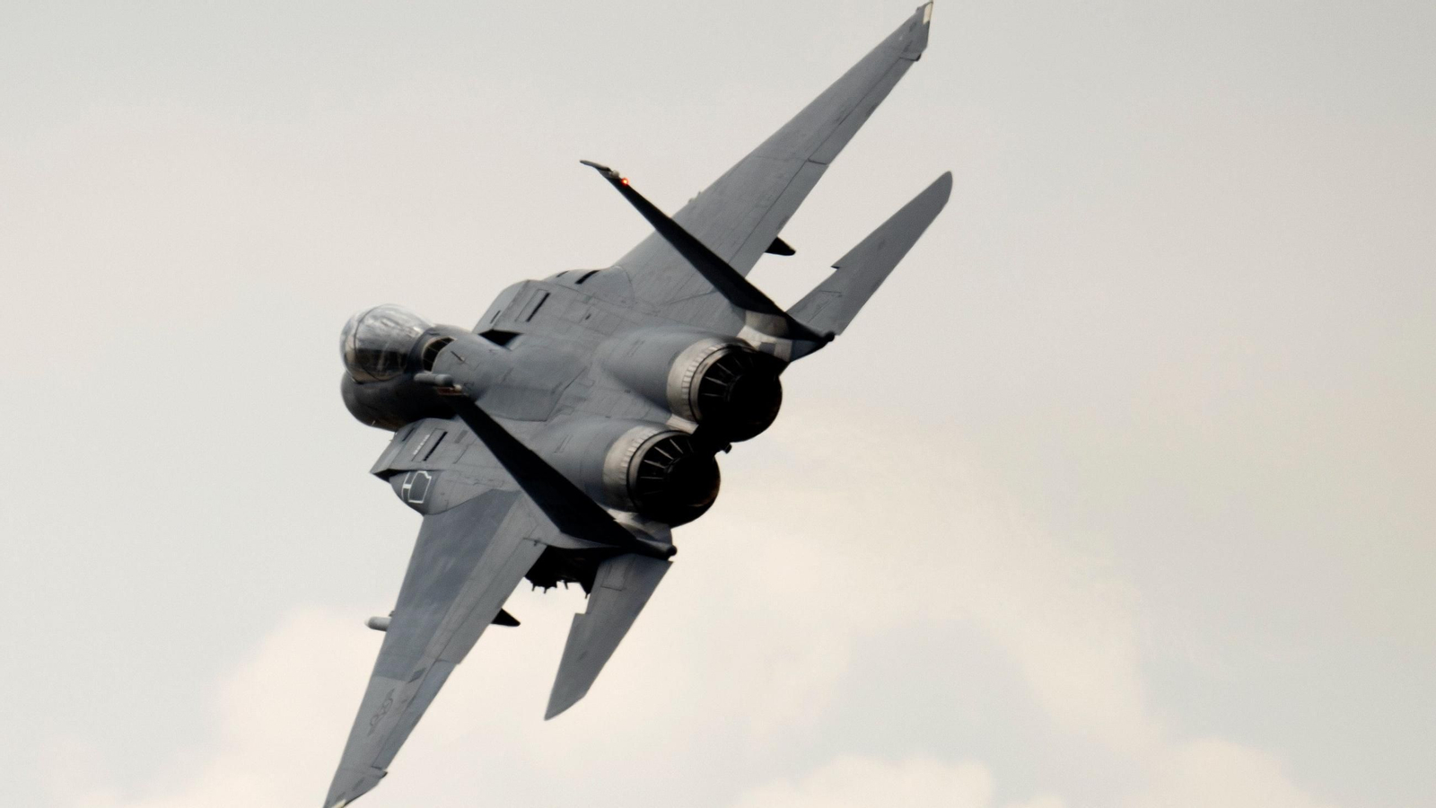 Un caza F-15C de la Fuerza Aérea de EEUU.