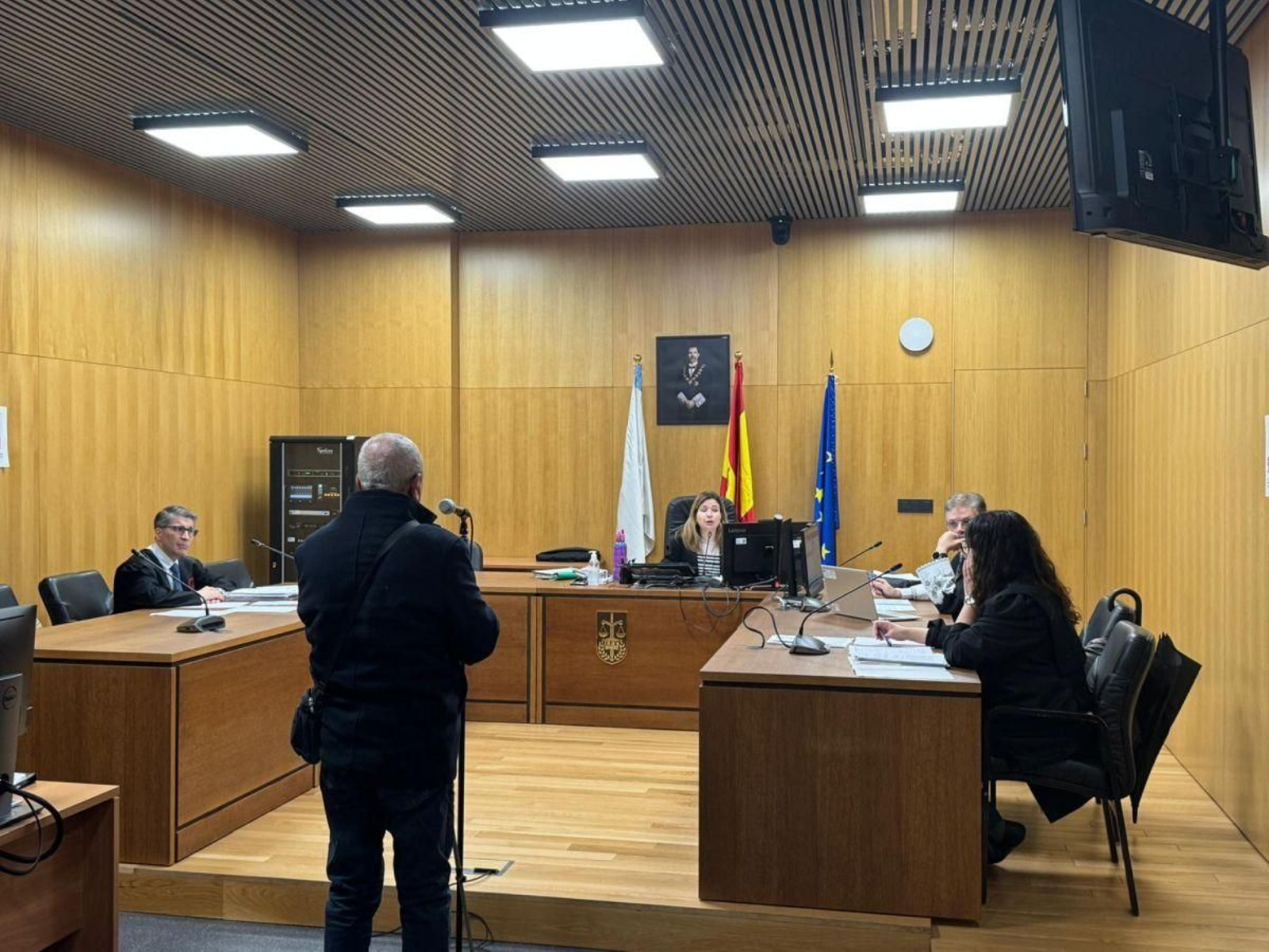 El acusado declara ante la jueza del Penal 2.