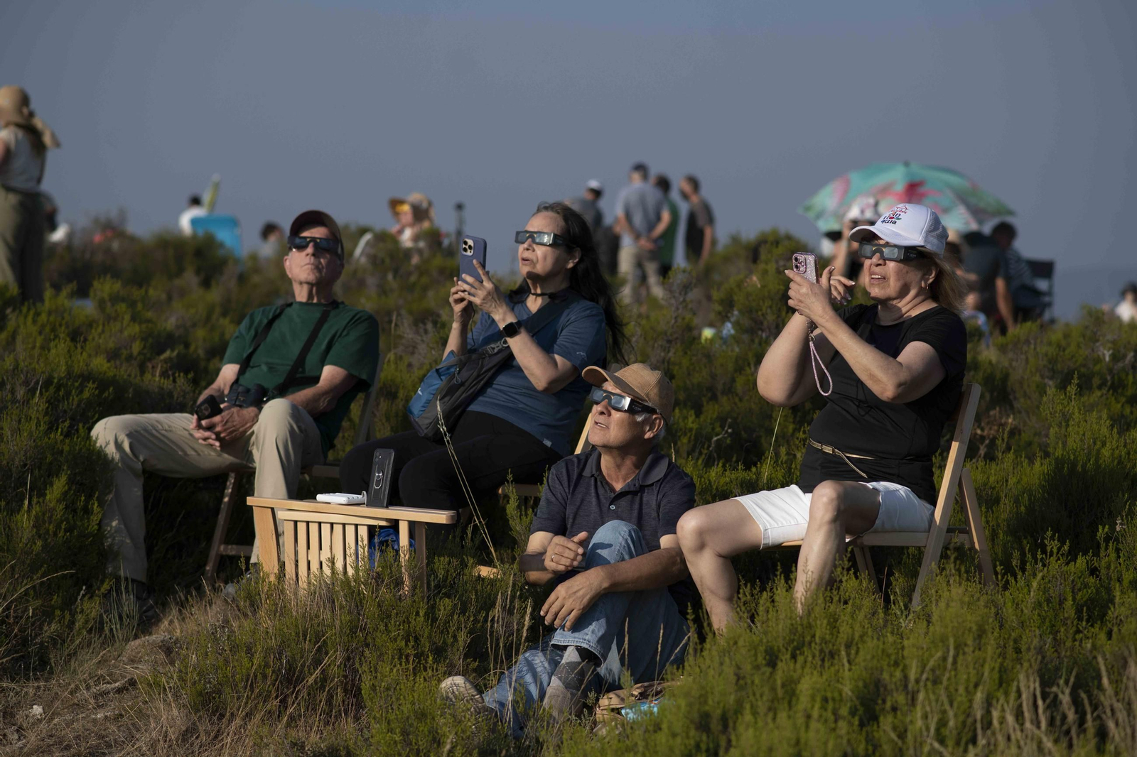 Galería | El observatorio de Trevinca, en A Veiga, vive una jornada histórica de eclipse