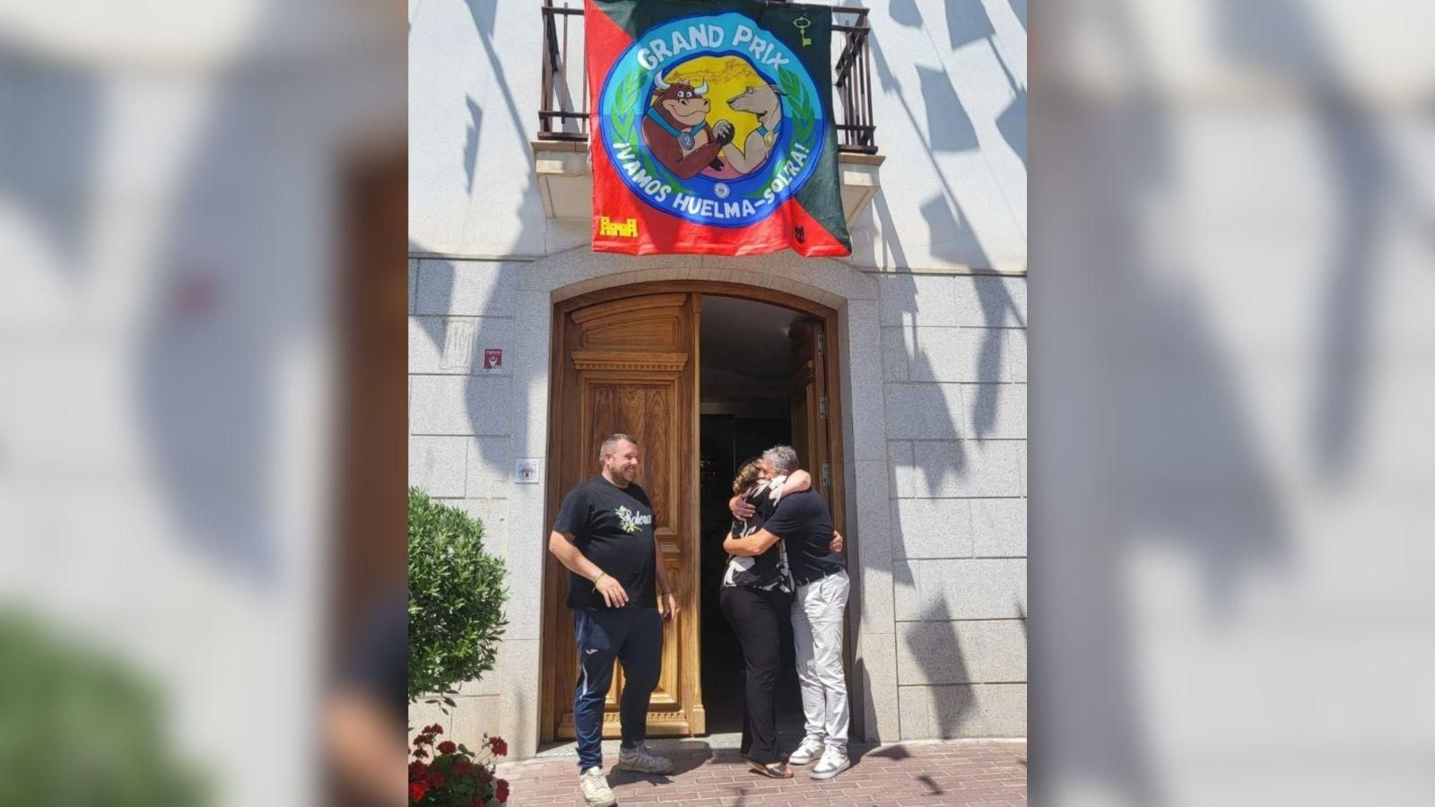 El alcalde de Celanova y la alcaldesa de Huelma reunidos