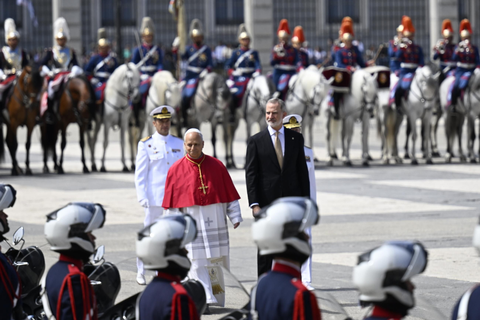 Galería | La primera jornada de la visita del papa León XIV a Madrid