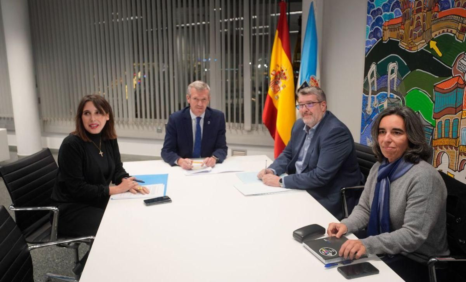 Rueda se reunió con la dirección de Stellantis Vigo.