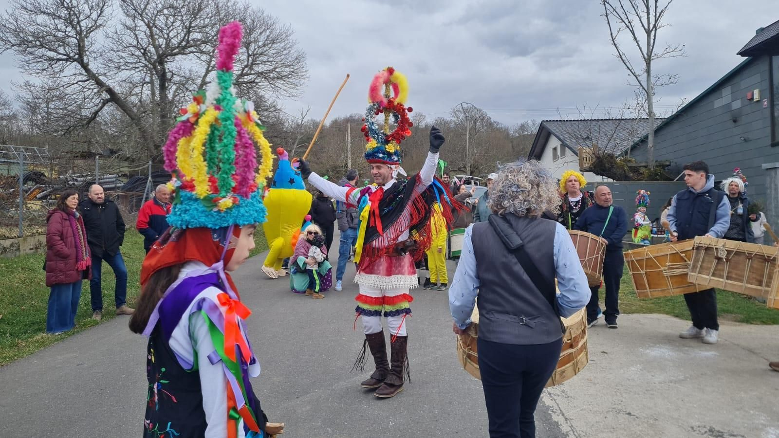 Tradición no domingo gordo de San Martiño