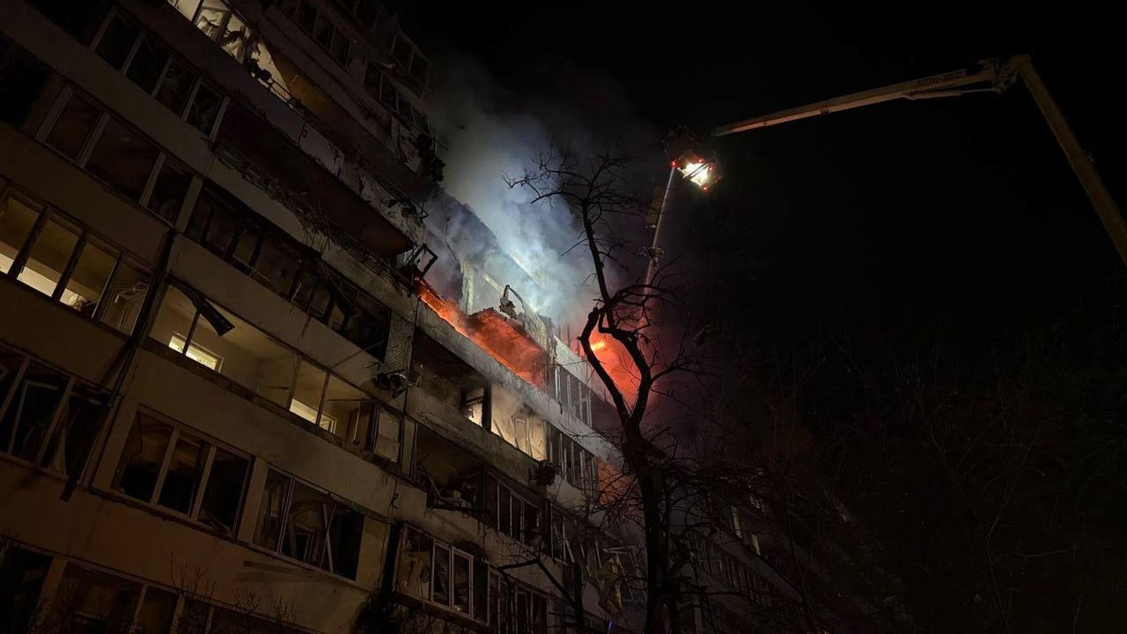 Destrucción en Kiev