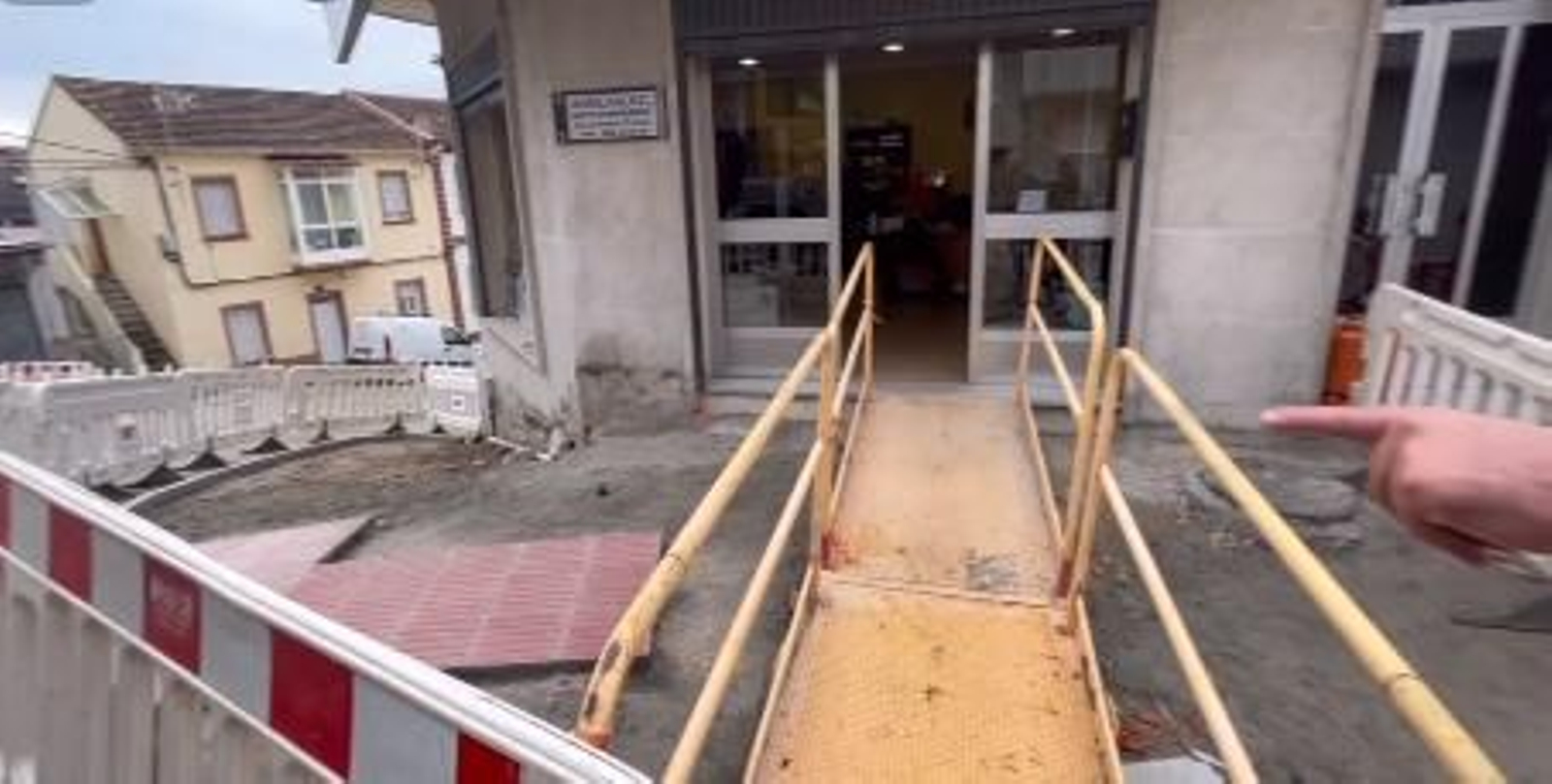 Unha das obras da Granxa