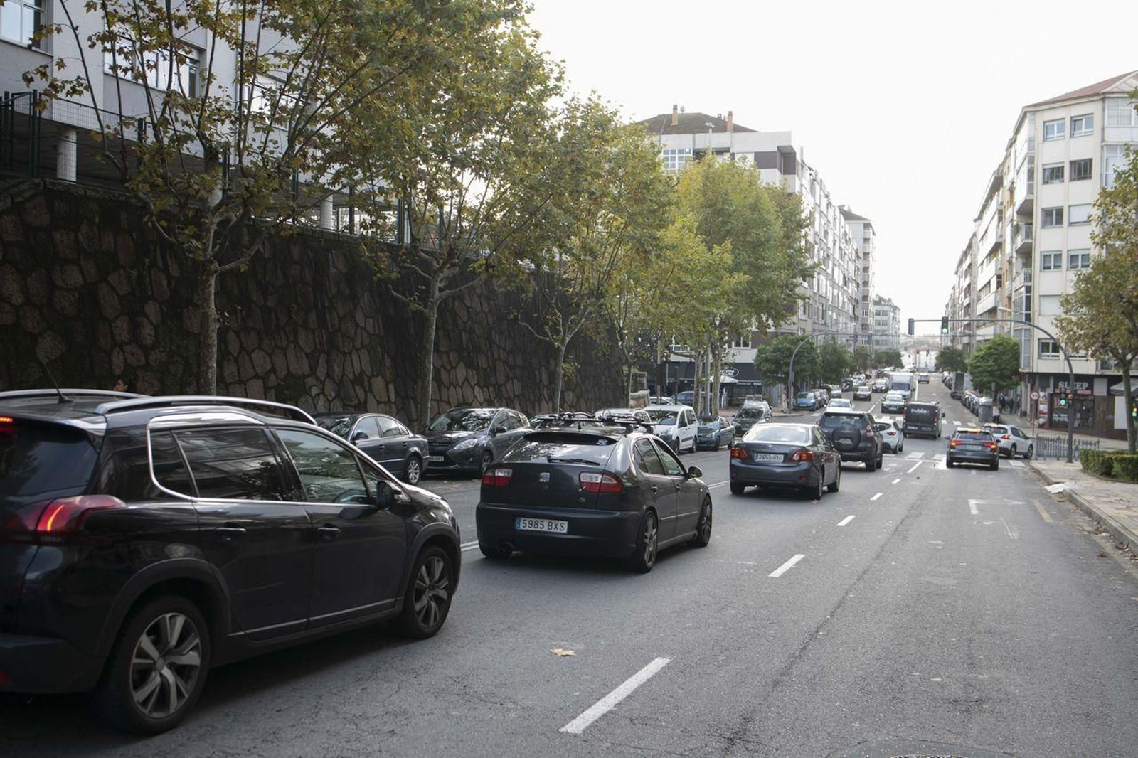 Tramo de Pena Trevinca en el que la Xunta ve prioritario actuar por el exceso de ruido (FOTO: XESÚS FARIÑAS).