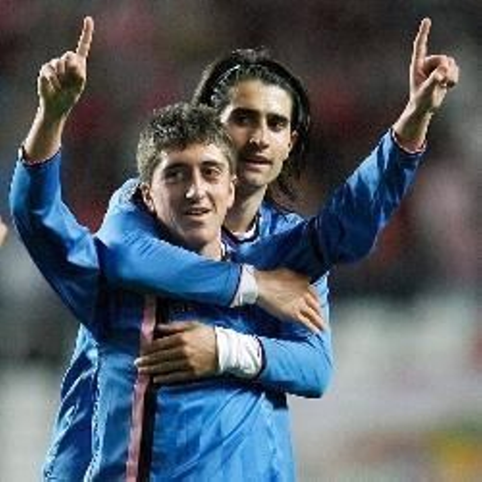 El Getafe celebra un gol.
