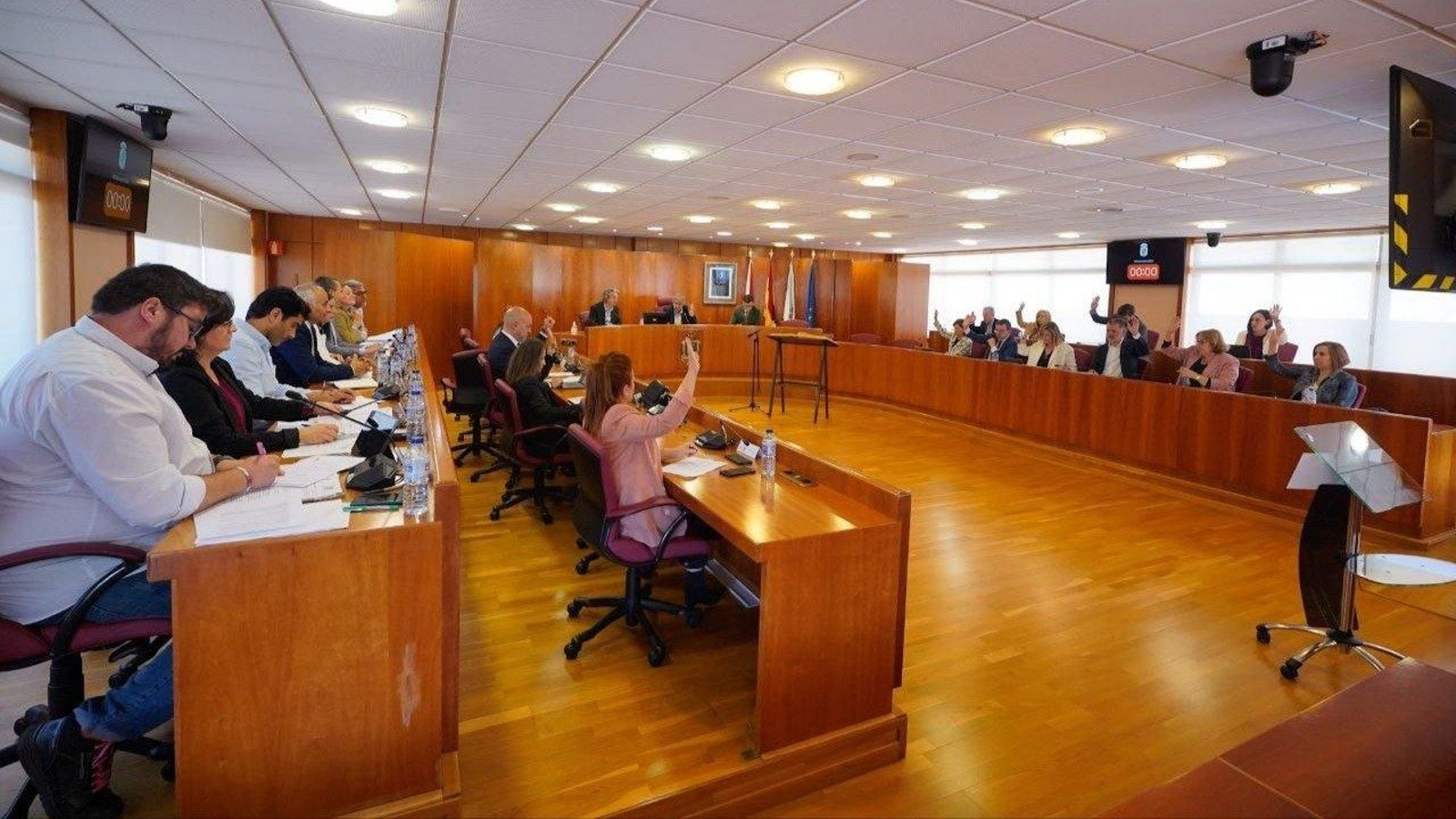 Imagen del pleno de Vigo del lunes 27 de mayo. // J.V. Landín