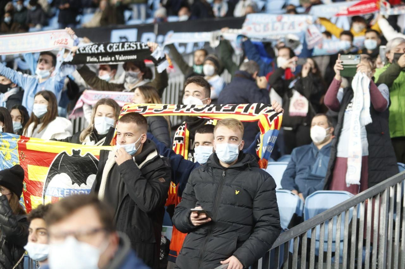 Celta-Valencia en Balaídos Vigo.