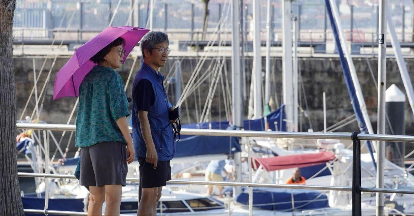 Vigo con lleno de turistas durante este mes de julio.