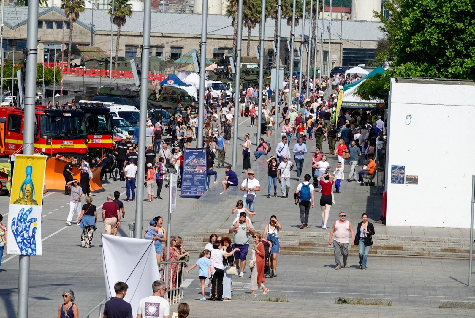 Galería | Comienza la programación del Día de las Fuerzas Armadas en Vigo