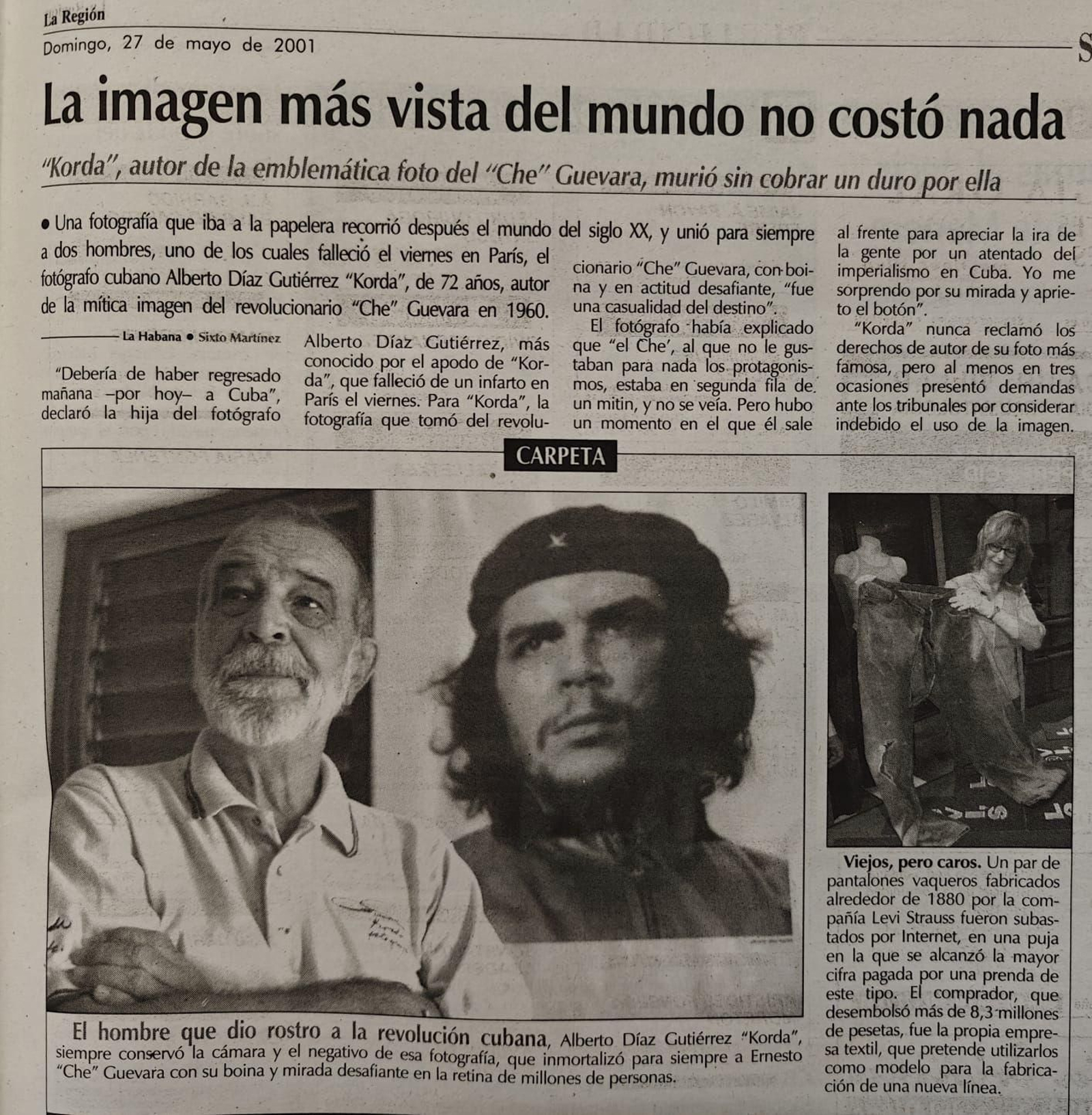 27 de mayo de 2001.