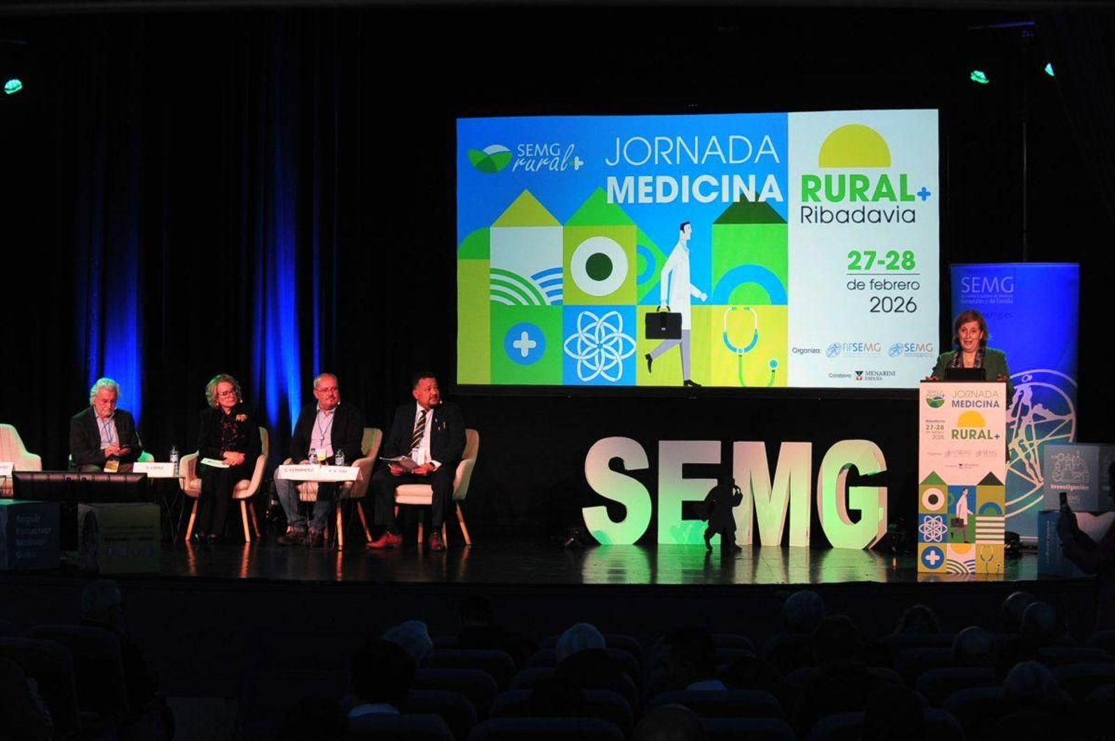 Inauguración de la Jornada Medicina Rural+ en Ribadavia.