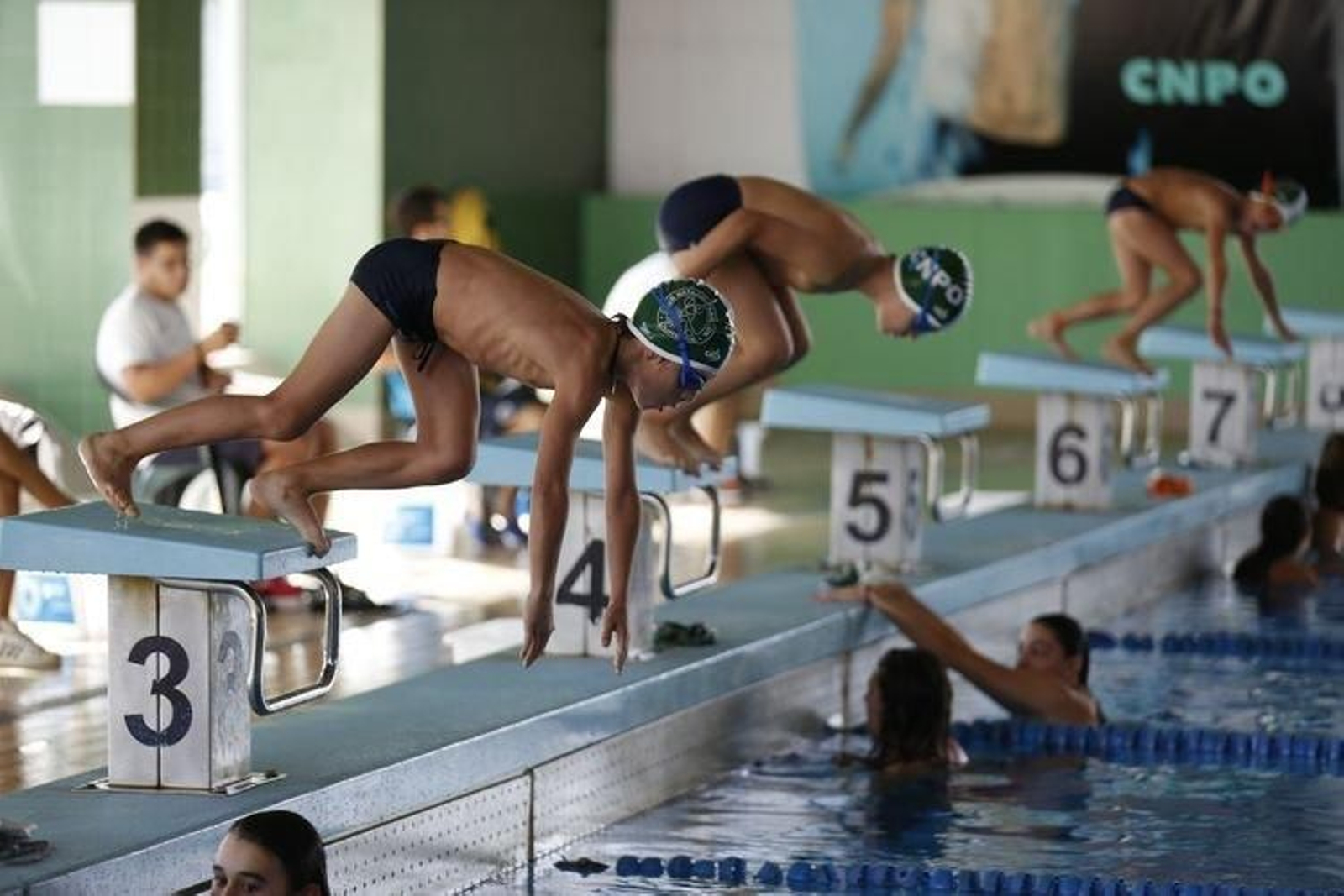 Ourense. 25-10-14. Deportes. Natación nos remedios.
Foto: Xesús Fariñas