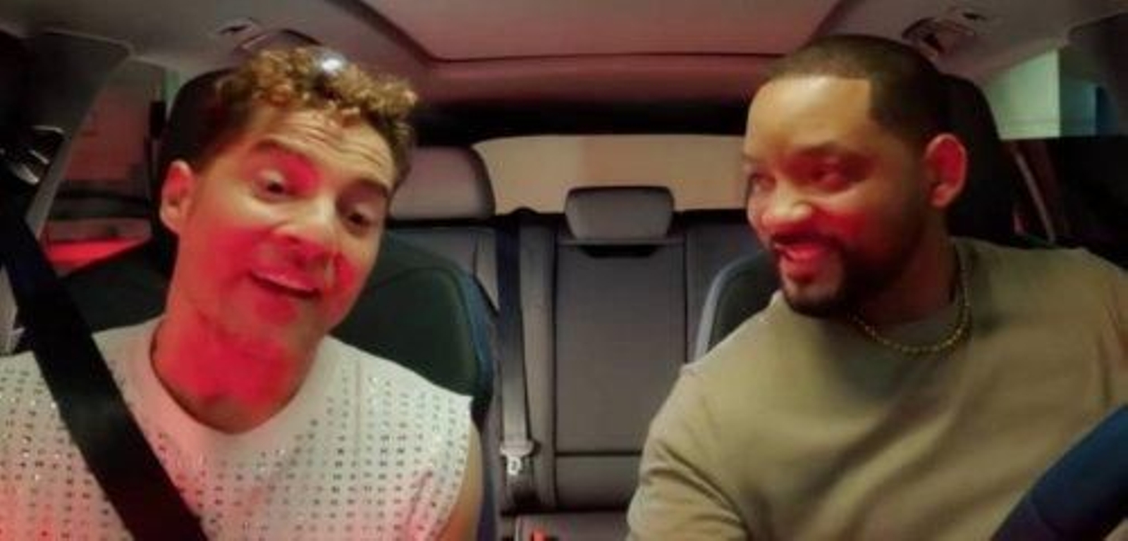 David Bisbal y Will Smith en un vídeo viral. // X