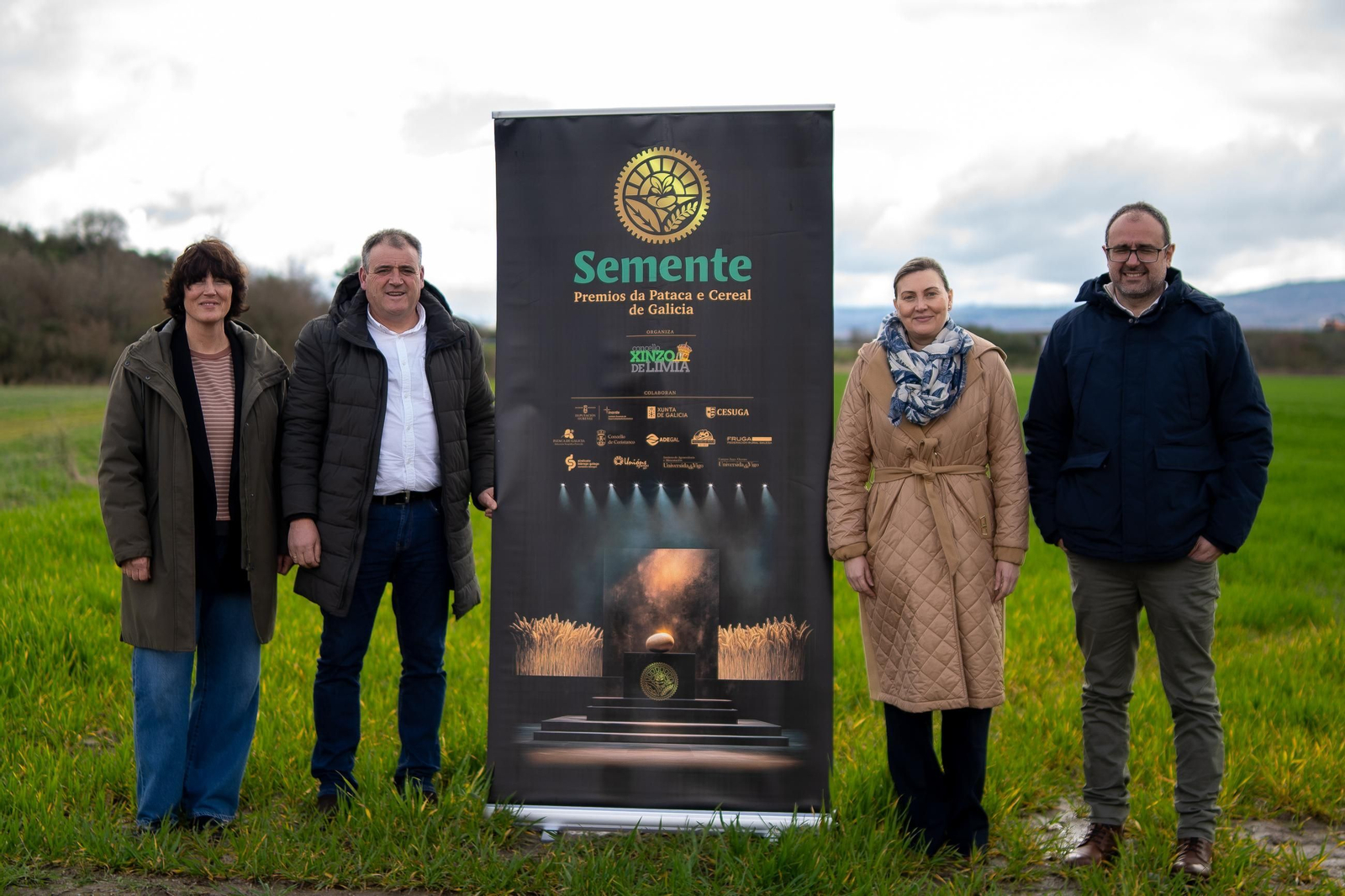 Susana Basterrechea, Amador Díaz, Emma González y David Fernández.