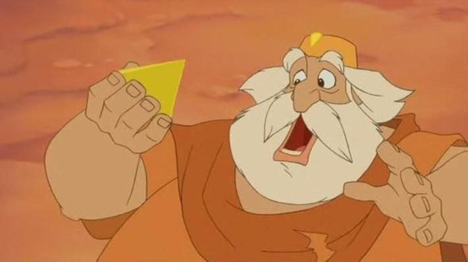 El rey Melchor, en la película "Los Tres Reyes Magos", del estudio Animagic.