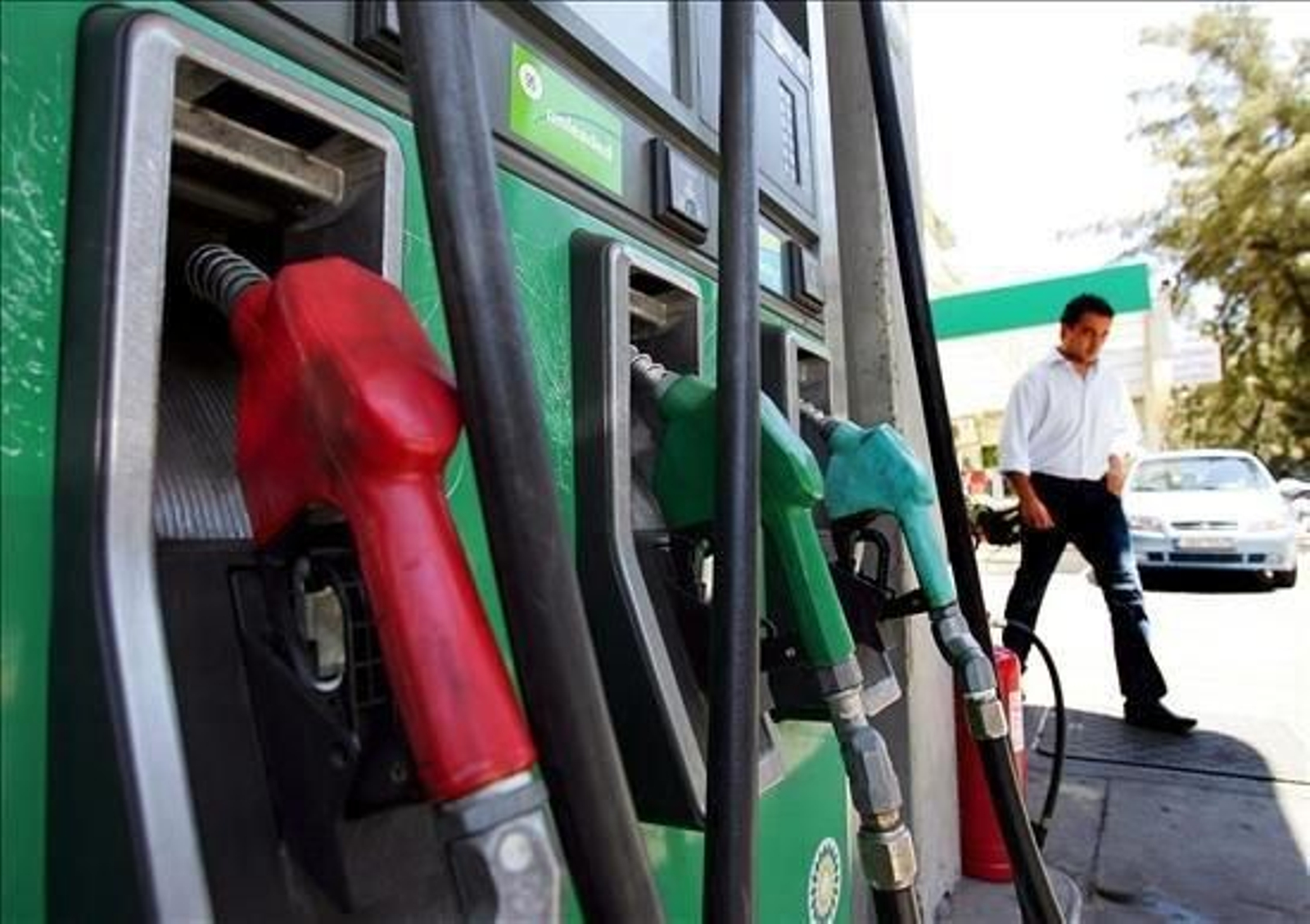Surtidor de una gasolinera.
