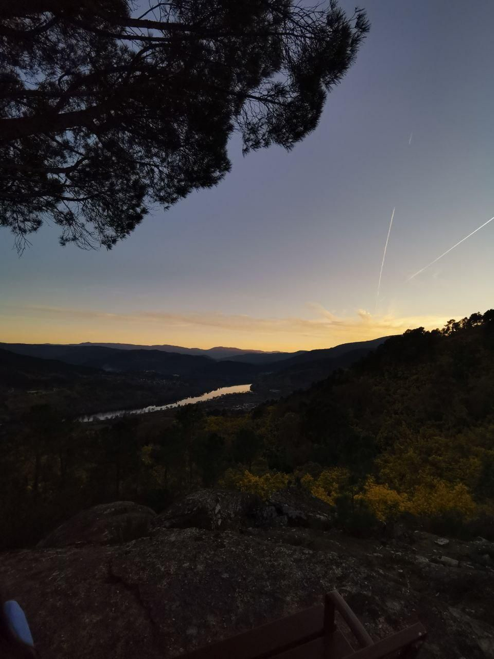 Atardecer en A Franqueirán (Ribadavia).