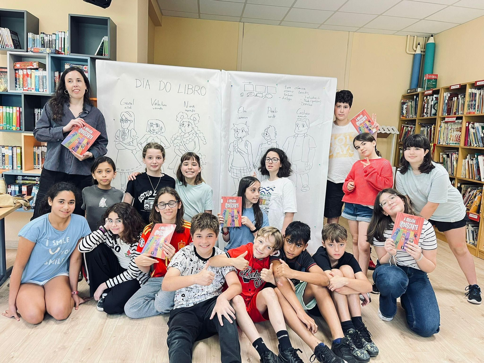 O Día do Libro no colexio Vistahermosa